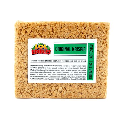 xl rice crispy treat edibles